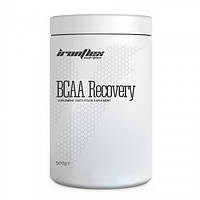 Аминокислота BCAA IronFlex BCAA Recovery, 500 грамм Клубника-ананас