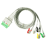 ЕКГ кабель на 5 відведень зажим до Draeger MultiMed Plus, Philips, Nihon Kohden, фото 3