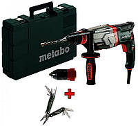 Перфоратор Metabo UHEV 2860-2 Quick 4 режима SDS-Plus 1100 Вт. с VTC-електроникойж 255 Дж/сек.