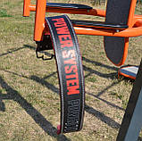 Пояс для важкої атлетики Power System PS-3830 Beast шкіряний Black/Red XL, фото 6