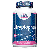 Аминокислота Haya Labs L-Tryptophan 500 mg, 60 капсул