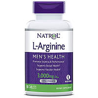 Амінокислота Natrol L-Arginine 3000 mg, 90 таблеток CN8698 vh