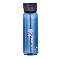 Пляшка для води CASNO 600 мл KXN-1211 Синя з соломинкою