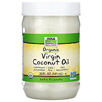Замінник харчування NOW Organic Virgin Coconut Cooking Oil, 591 мл CN13456 vh