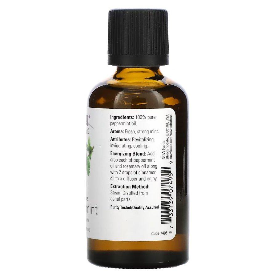 Эфирное масло NOW Essential Oils Peppermint, 59 мл - фото 2 - id-p2056536472