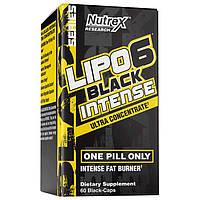 Жиросжигатель Nutrex Research Lipo-6 Black Intense UC, 60 капсул