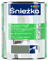 Эмаль Sniezka Supermal масляно-фталевая пепельный F585 0.8 л