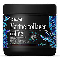 Заменитель питания OstroVit Marine Collagen Coffee, 150 грамм Натуральный кофе