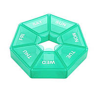 Таблетница Semi 7Days Mini Pill Box, Teal