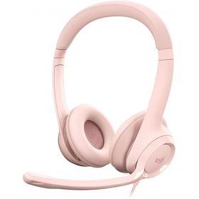 Гарнітура Logitech H390 USB Rose (981-001281), фото 1