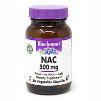 Аминокислота Bluebonnet NAC 500 mg, 60 вегакапсул