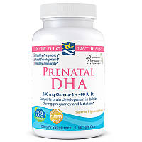 Жирные кислоты Nordic Naturals Prenatal DHA, 90 капсул Без смаку