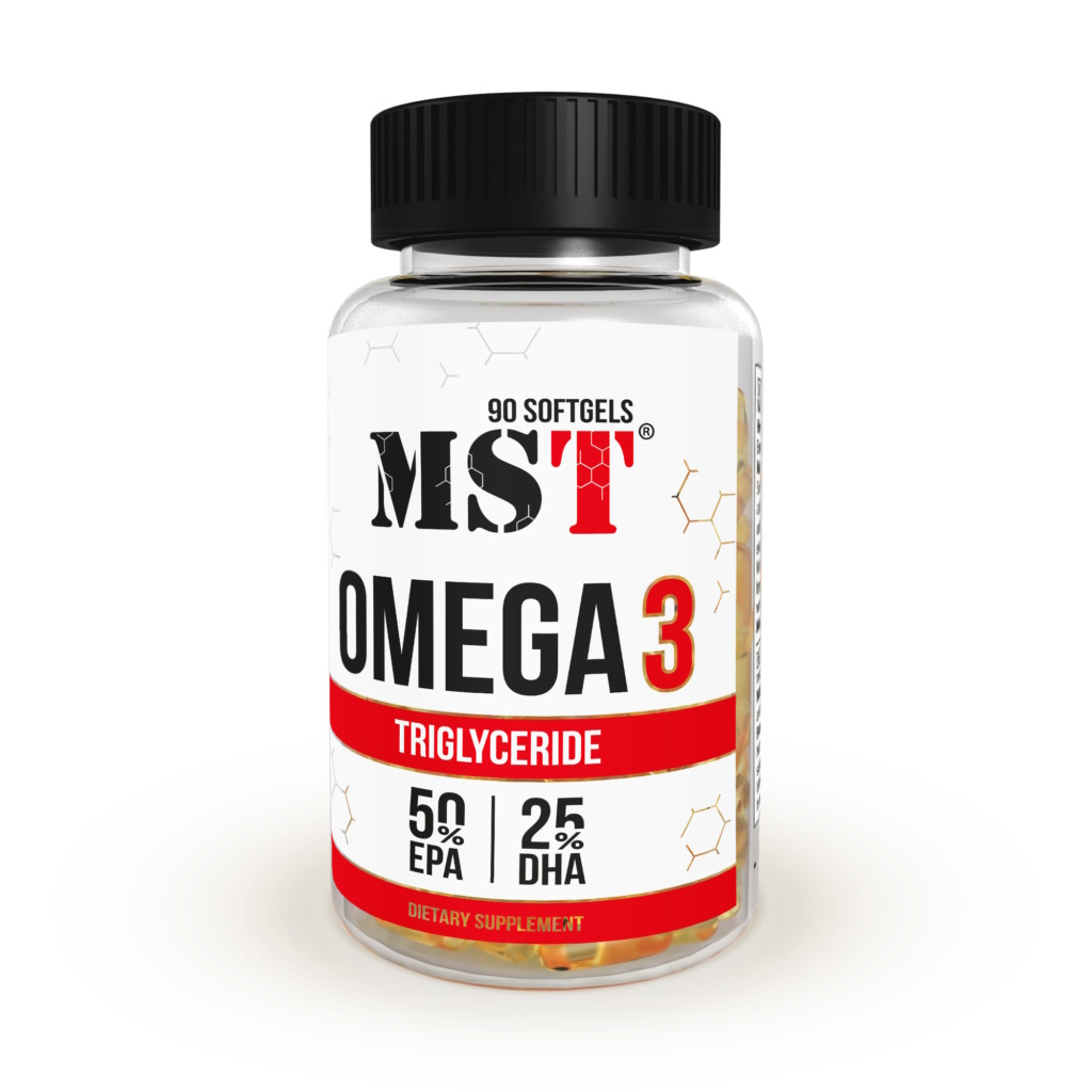 Жирные кислоты MST Omega 3 Triglyceride, 90 капсул - фото 1 - id-p2056532323