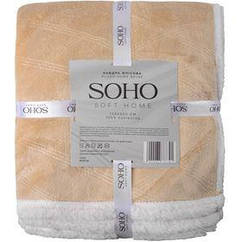 Текстиль для дома SOHO Ковдра флісова 150*200 см Plush hugs Beige