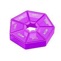 Таблетниця Semi 7Days Mini Pill Box, Purple CN14420 vh