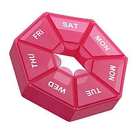 Таблетниця Semi 7Days Mini Pill Box, Red CN14421 vh