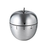 Кухонный таймер механический из нержавеющей стали Semi, 7.5*6.2 см, Apple