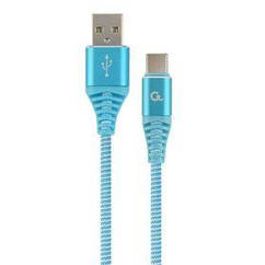 Кабель Cablexpert (CC-USB2B-AMCM-2M-VW), USB2.0 – USB Type C, 2м, Blue/White