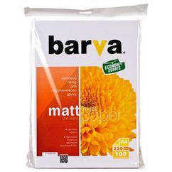 Фотопапір Barva Economy матовий 220 г/м2 A4 100 л. (IP-AE220-207)
