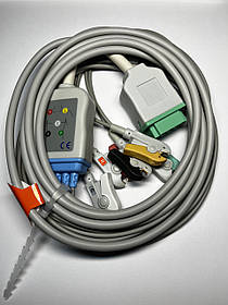 ЕКГ кабель на 5 відведень до монітора пацієнта GE Dash, Eagle,Solar, Datex-Ohmeda