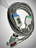 ЕКГ кабель на 5 відведень до монітора пацієнта GE Dash, Eagle,Solar, Datex-Ohmeda, фото 2