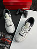 Чоловічі кросівки New Balance 550 Low White Gray Кеди Нью Беланс 550 білі шкіряні демісезонні, фото 8