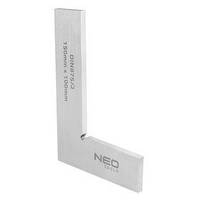 Угольник Neo Tools прецизионный, 15x10см, 90град, DIN875/2, углеродистая сталь (72-022)