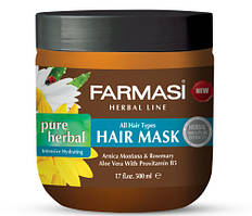 1109209 Farmasi. Трав'яна маска для волосся "Інтенсивне зволоження". Фармасі 1109209