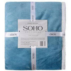 Текстиль для дома SOHO Ковдра флісова 200*220 см Plush hugs Silver blue