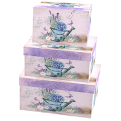 Подарункова коробка UFO 2270-SY524 Набір 3 шт LAVANDER прямом.