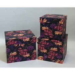 Подарочная коробка UFO W5230 Набор 3 шт Flowers1 квадр.