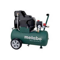 Компрессор воздушный Metabo Basic 250-24 W OF безмасляный, 1500Вт, 24л, 120л/мин, 8бар (601532000)