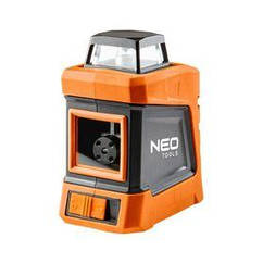 Нівелір лазерний Neo Tools, до 15 м, ±0.03 мм/м, 360° по вертикалі, з футляром і штативом 1.5 м, IP54 (75-102)