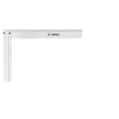 Косинець будівельний TOPEX, алюмінієвий, 350x190 мм (30C364)