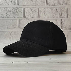 Чоловіча тепла зимова бейсболка кепка на утепленій підкладці 60-го розміру