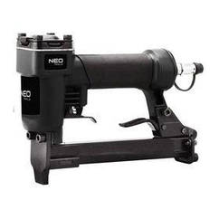 Степлер Neo Tools, пневматичний, 6-16 мм, тип 80, 8бар, захисні окуляри, скоби, кейс, 1.2 кг (14-572)