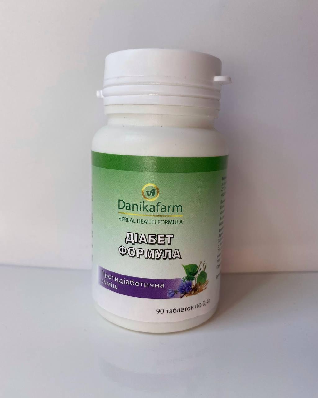 Натуральна домішка "Діабет формула" Данікафарм, фото 1
