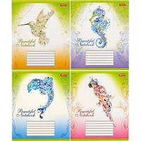 Від 20 шт. Зошит кольоровий 12 аркушів, лінія "2265" N  купити дешево оптом в інтернет-магазині