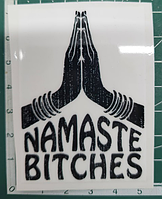 Термоналіпка на одяг  "NAMASTE BITCHES"