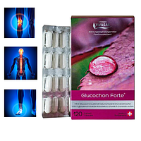 Глюкохон Форте Glucochon Forte капсули для суглобів глюкозамін+хондроїтин Вівасан Vivasan Швейцарія Swiss