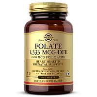 Фолиевая кислота Solgar (Folate Folic Acid) 800 мкг 250 таблеток