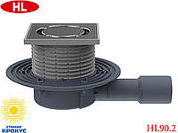Трап для балконов и террас DN40/50 горизонтальный с запахозапирающей заслонкой. Hutterer & Lechner GmbH