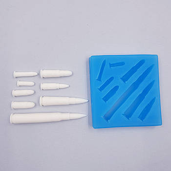 Силіконовий молд Патрони 7.3х7.2 см