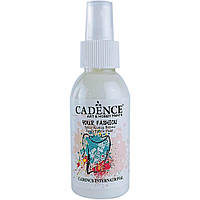 Фарба-спрей для тканини Cadence 100 мл Your Fashion Spray Fabric Paint Біла (CA0507_1100)