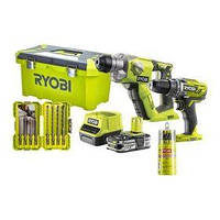 Набор из двух аккумуляторных инструментов Ryobi R18DDSDS-125T (5133005087)