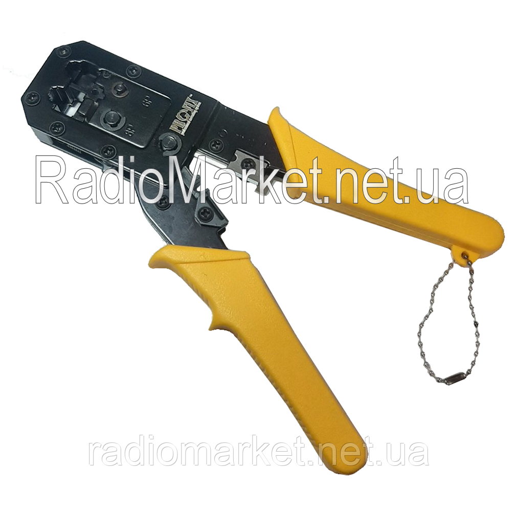 Кліщі обтискні HS-318 для RJ-11 (6p4c), RJ-45 (8p8c) роз'ємів