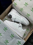 Жіночі кросівки кеди Adidas Forum Low 84 New весна-осінь повсякденні (білі шкіра). Живе фото, фото 3