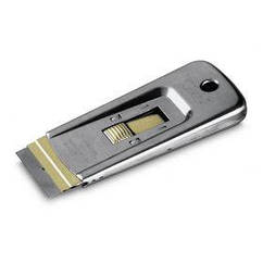 Скребок для скла та керамічної плитки Stanley, 40x95мм, 5 лез (0-28-500)