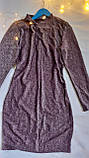 Плаття люрекс фіолетове жіноче міні, фото 5