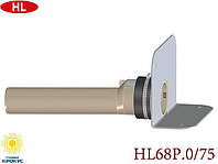 HL68P.0/75 Воронка для покрівлі даху з ПВХ-фланцем і сполучною трубою з ПП DN75